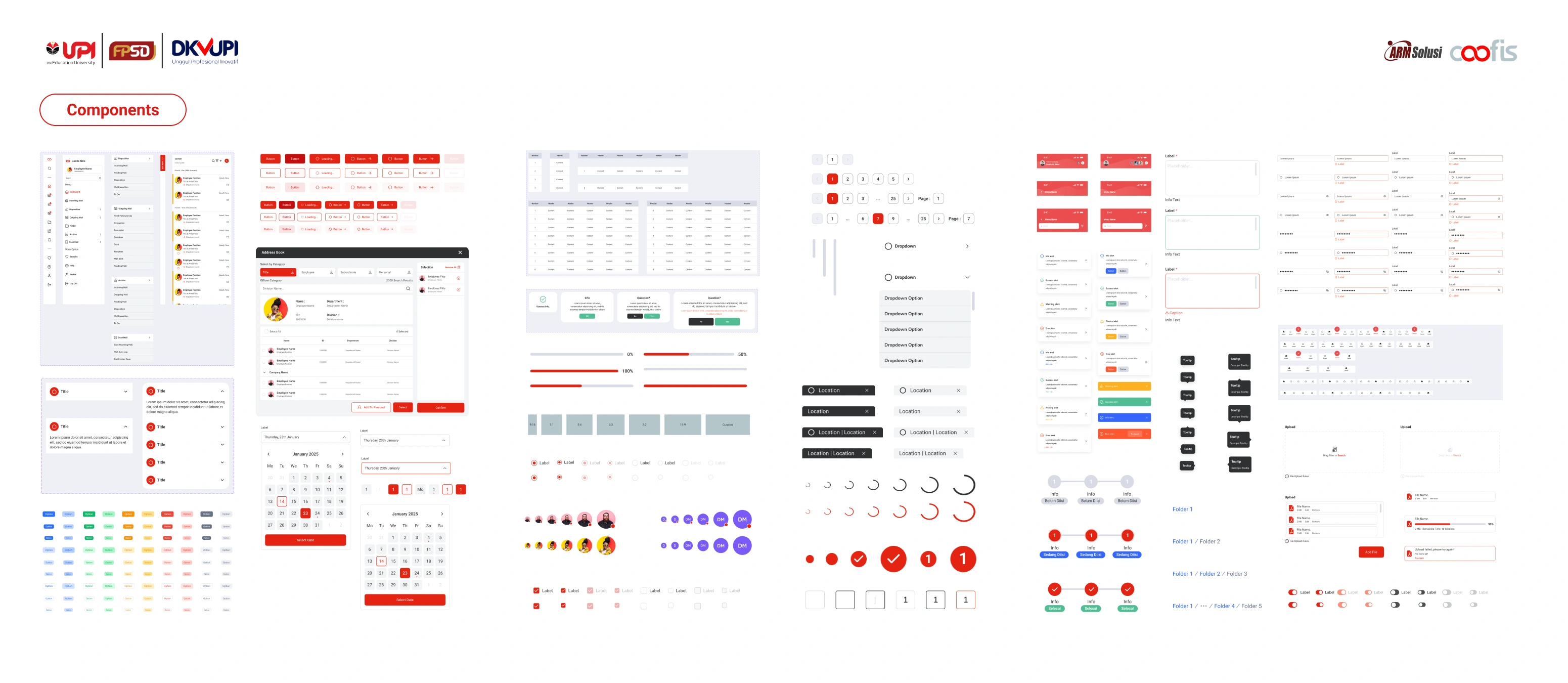 Design system components